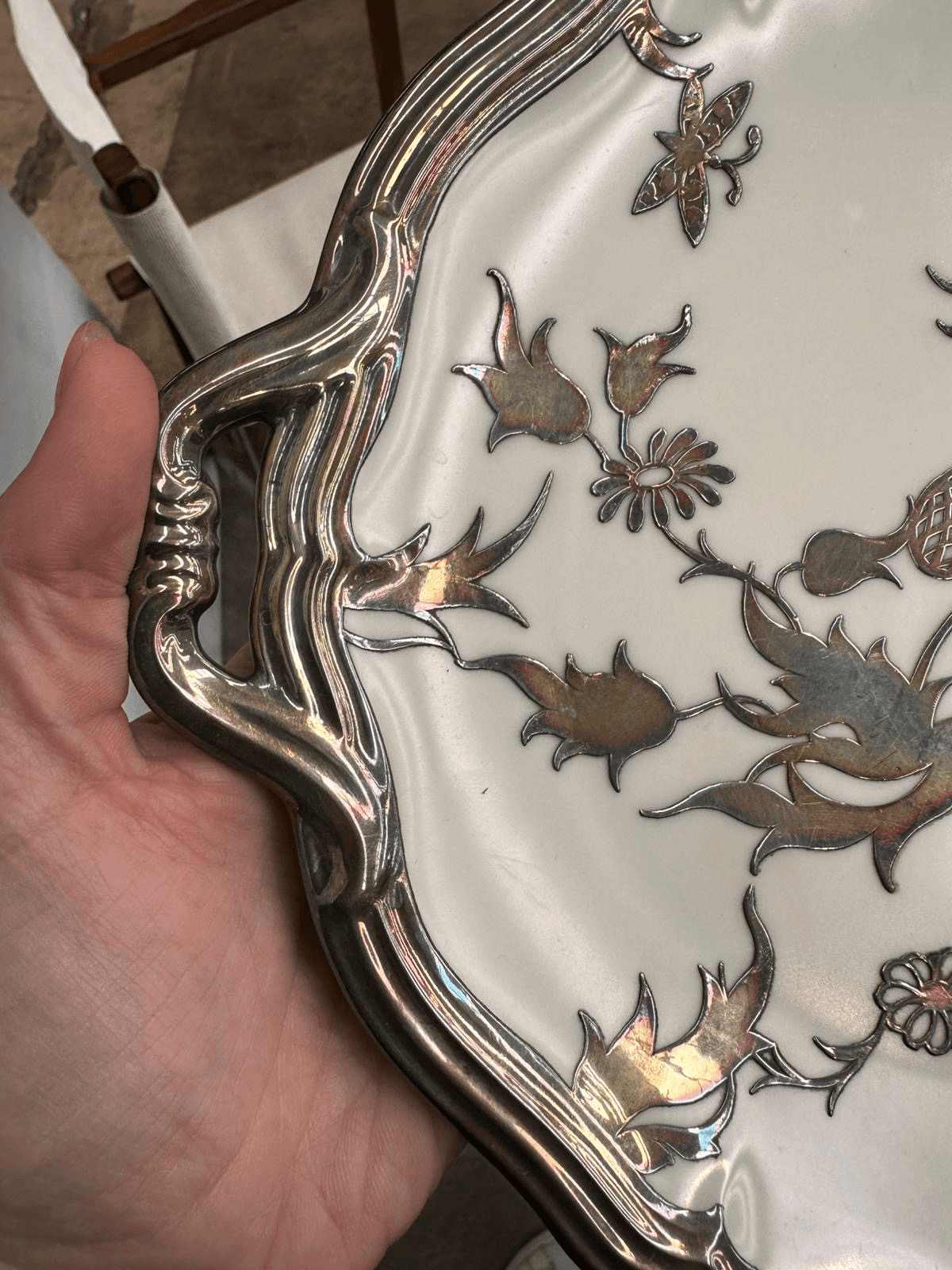 Блюдо с ручками Rosenthal (Германия), серия Chippendale, изображение 6 из 13