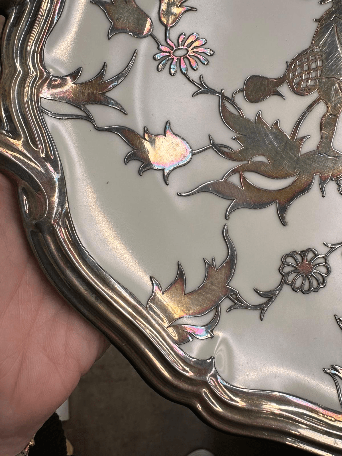 Блюдо с ручками Rosenthal (Германия), серия Chippendale, изображение 9 из 13