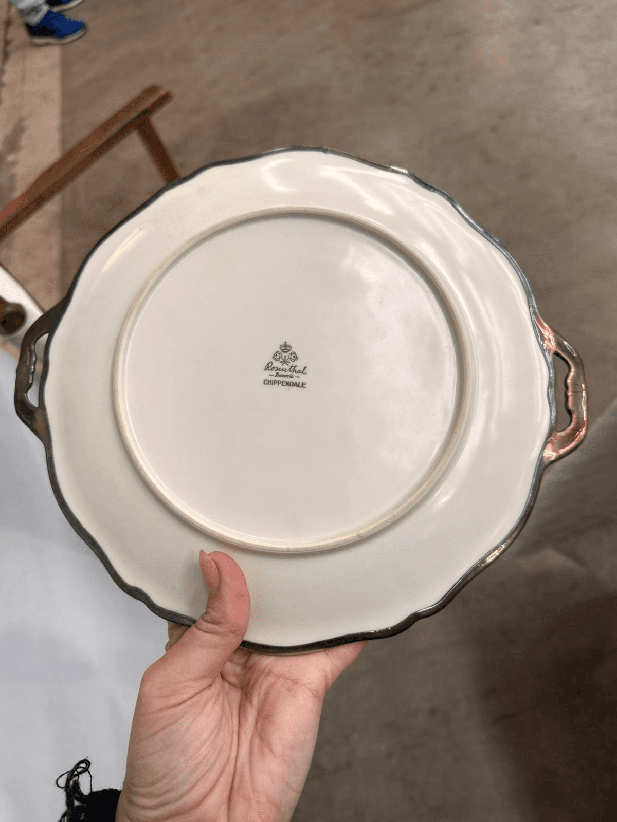 Блюдо с ручками Rosenthal (Германия), серия Chippendale, изображение 12 из 13