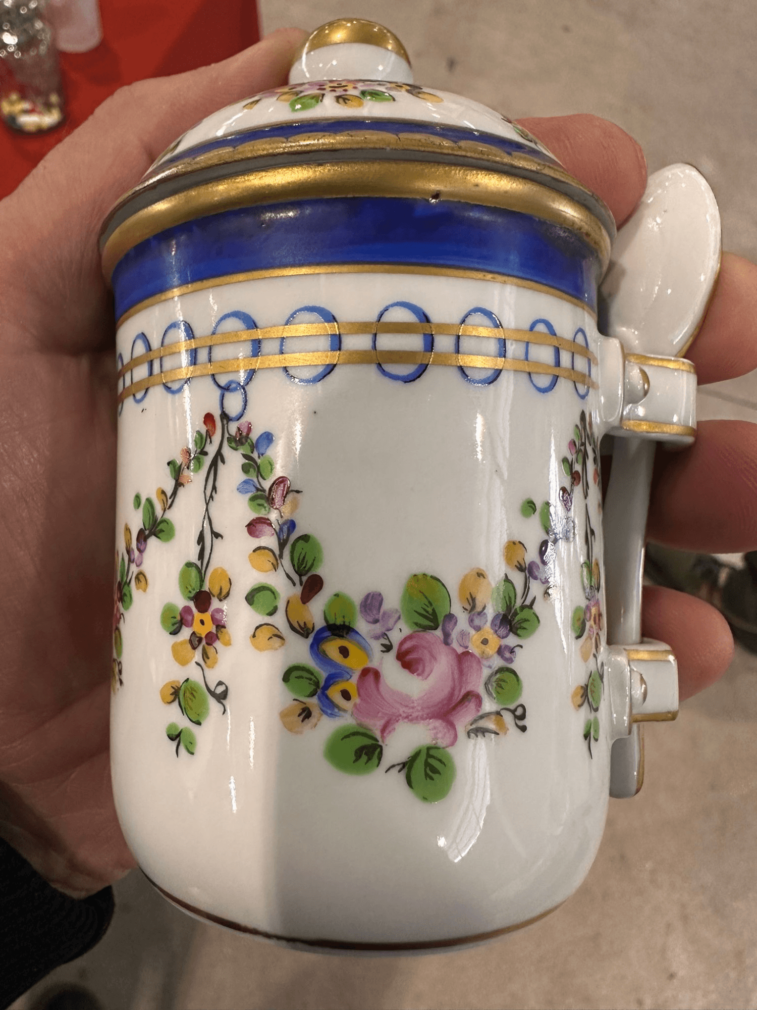 Кофейная чашка с крышкой, блюдцем и ложкой Mangani, Италия, изображение 6 из 11