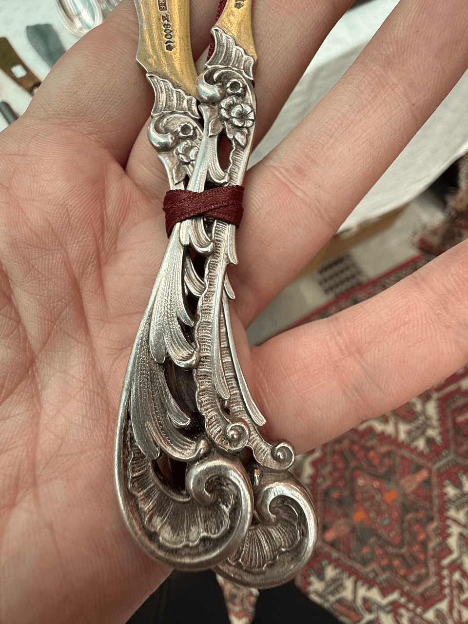 Десертный набор (нож и вилка), Gebr. Friedländer, Германия, изображение 8 из 9