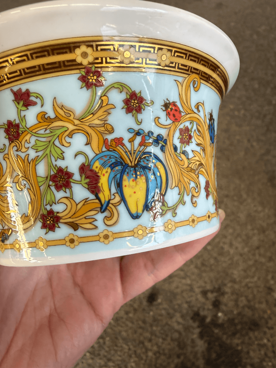 Фарфоровая пиала Versace by Rosenthal, серия Le Jardin de Versace, изображение 2 из 5