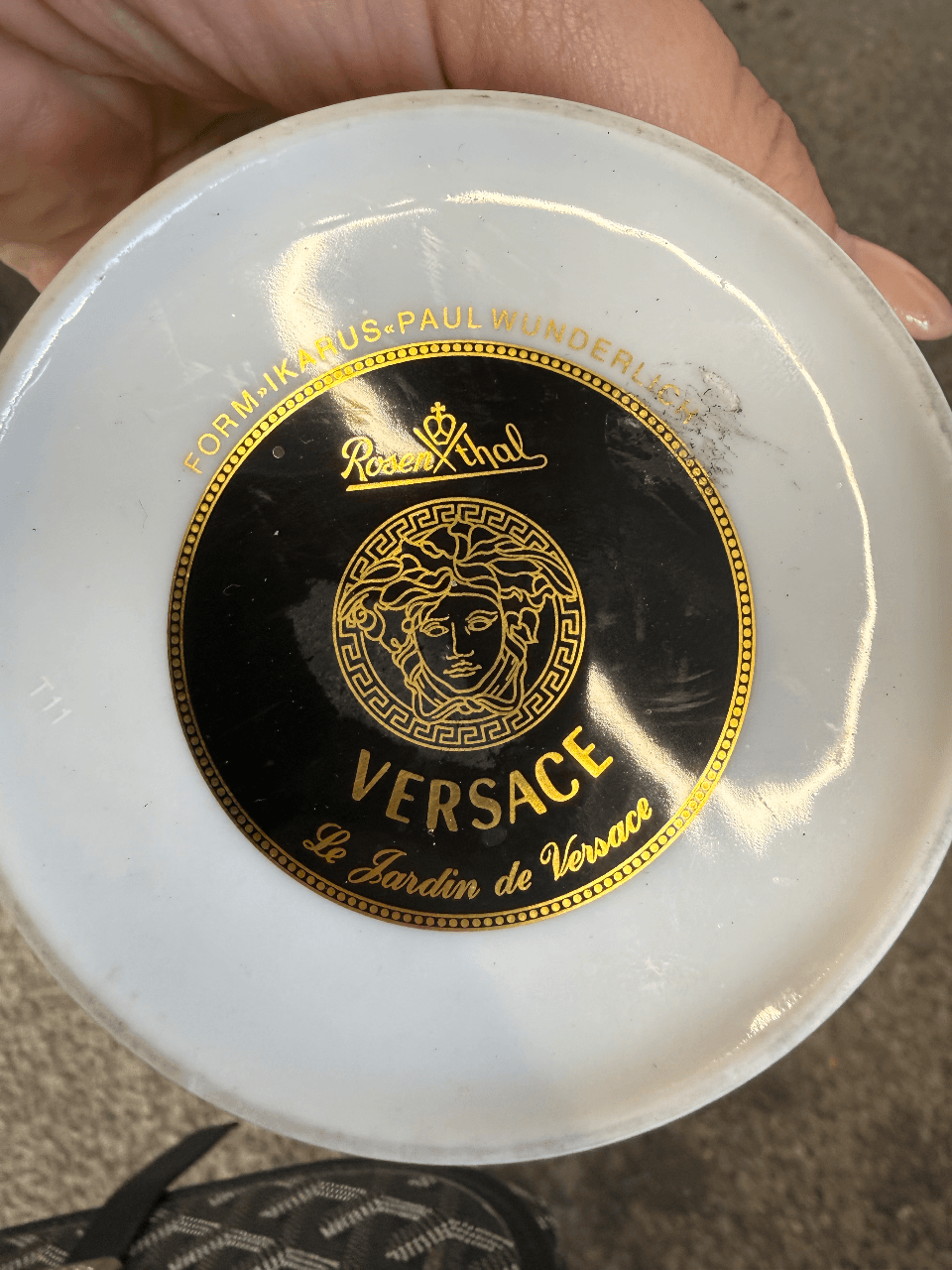 Фарфоровая пиала Versace by Rosenthal, серия Le Jardin de Versace, изображение 5 из 5