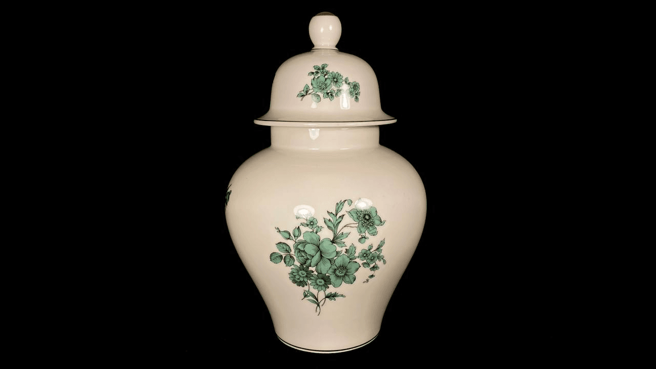 Ваза с крышкой Rosenthal Bahnhof Selb, Германия, высота 26 см, изображение 1 из 5