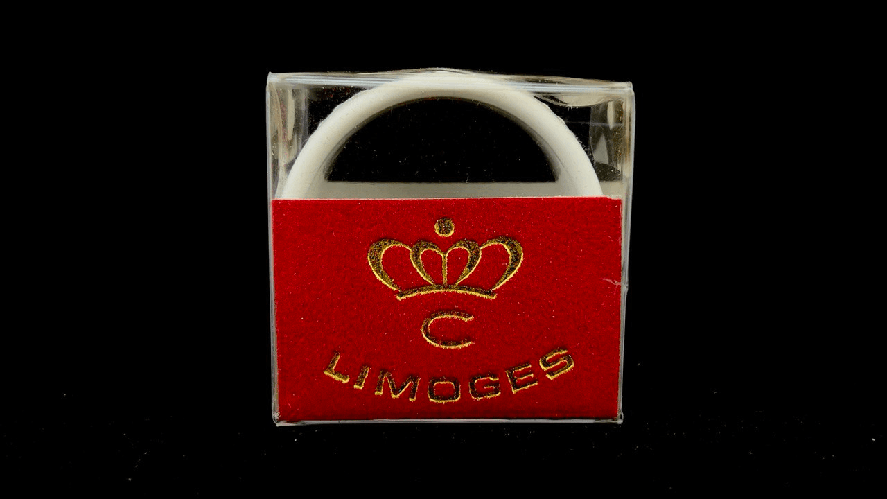 Набор колец для салфеток с монограммами, фарфор, Chastagner & Cie, Limoges, Франция, изображение 8 из 8