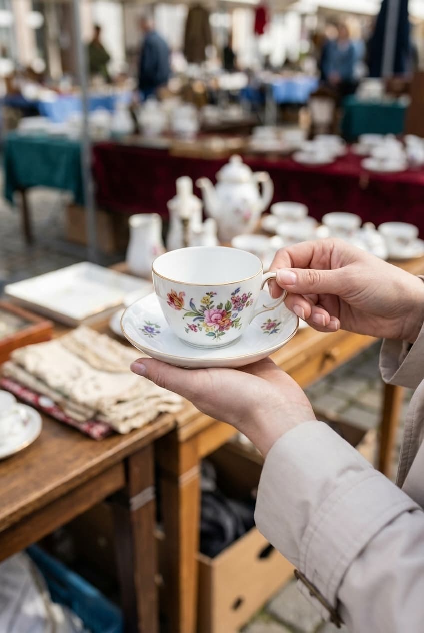 Сервиз чайный на 6 персон Meissen «Индийские цветы», изображение 2 из 6