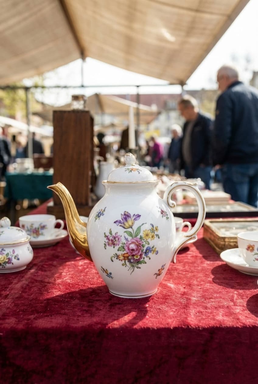 Сервиз чайный на 6 персон Meissen «Индийские цветы», изображение 3 из 6