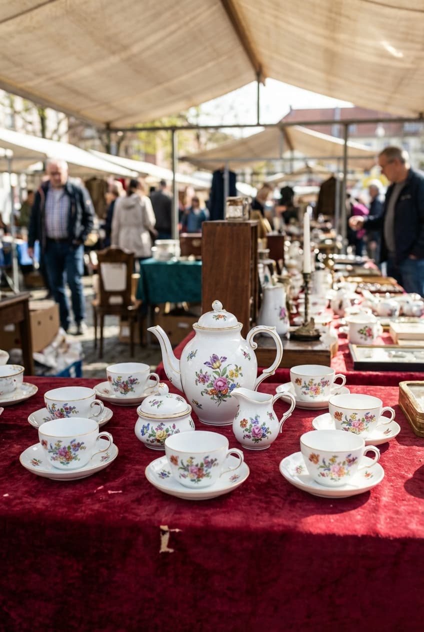 Сервиз чайный на 6 персон Meissen «Индийские цветы», изображение 1 из 6